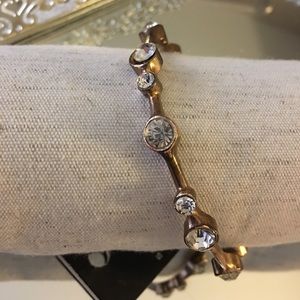 Superstar Accessories Brass Rhinestone Bracelet